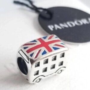 Pandora London Bus England Great Britain Charm in a gift box